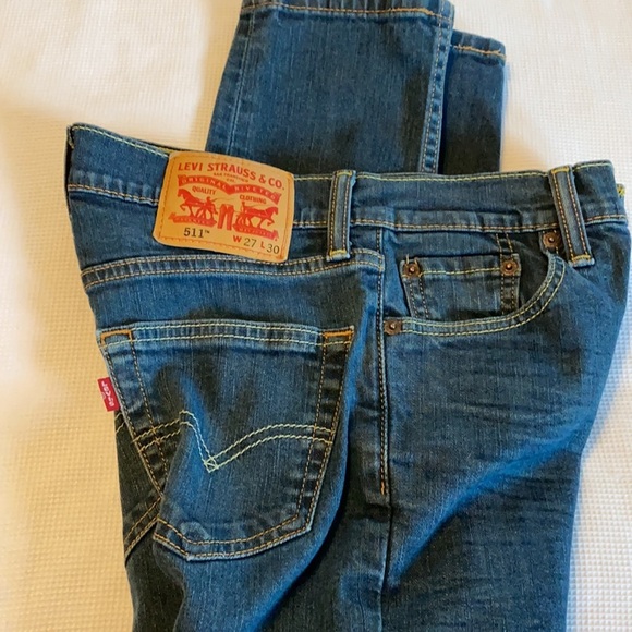 Levi Strauss & Co Woman’s 511 Heans Size W 27 L 30 Jeans - Picture 10 of 12